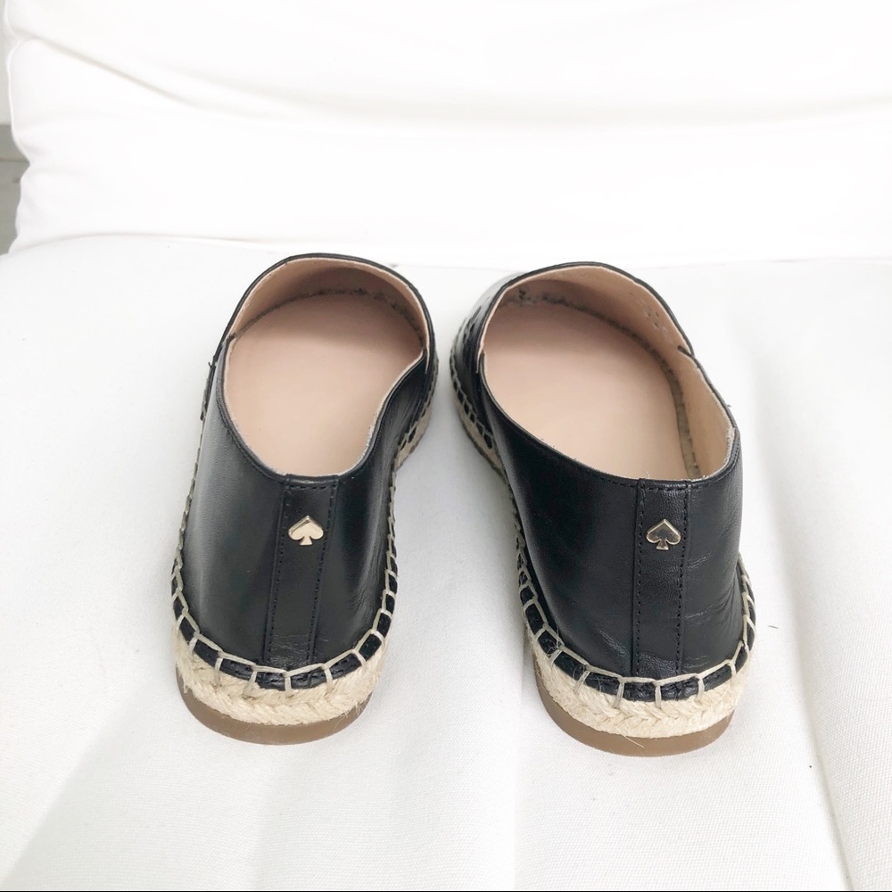 Kate Spade Gillian Black Espadrille Slip On Shoes - Picture 5 of 8